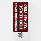 Kommerzieller Platz für Lease Company-Logo anpasse Banner (Vertikal)