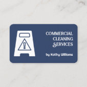 Kommerzieller Reiniger Visitenkarte (Vorderseite)