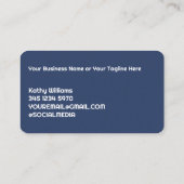 Kommerzieller Reiniger Visitenkarte (Rückseite)