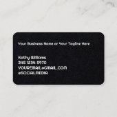 Kommerzieller Reiniger Visitenkarte (Rückseite)