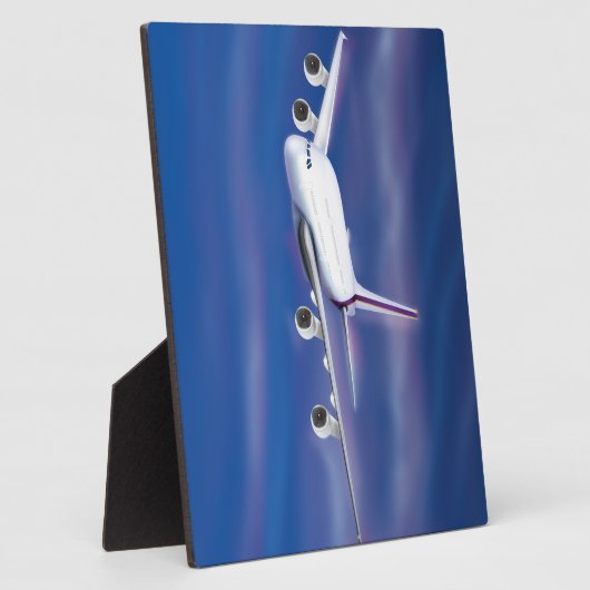 Kommerzielles Doppeldeckerflugzeug Fotoplatte (Seite)