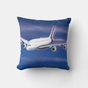 Kommerzielles Doppeldeckerflugzeug Kissen