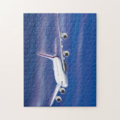 Kommerzielles Doppeldeckerflugzeug Puzzle (Vertikal)