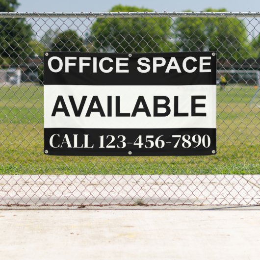 Kommerzielles Echtzeit-Anwesen-Büroleasing-Banner Banner (Insitu)