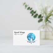 Kommerzielles Flugzeug | Globales Netzwerk Visitenkarte (Stehend Vorderseite)