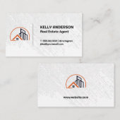 Kommerzielles Gebäude | Real Anwesen Visitenkarte (Vorne/Hinten)