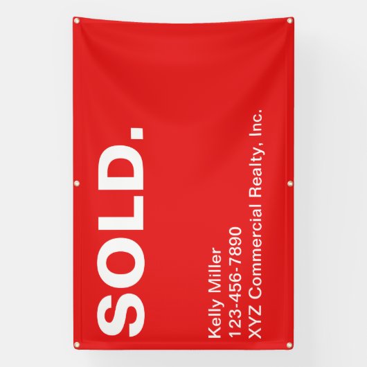 Kommerzielles Marketing für kundenspezifisches SOL Banner (Vertikal)