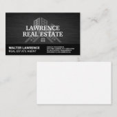 Kommerzielles Real-Anwesen-Logo Visitenkarte (Vorne/Hinten)