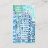 Kommerzielles Reinigungsfenster Wasserfarbe Visitenkarte (Rückseite)