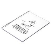Kommerzielles ReinigungsNotebook Notizblock (Linke Seite)