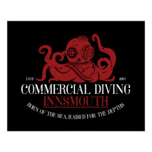 Kommerzielles Tauchen Innsmouth Poster