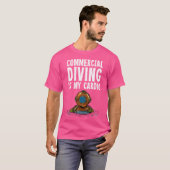 Kommerzielles Tauchen T-Shirt (Vorne ganz)