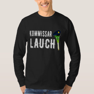 Kommissar Leek mit Polizeihut T-Shirt