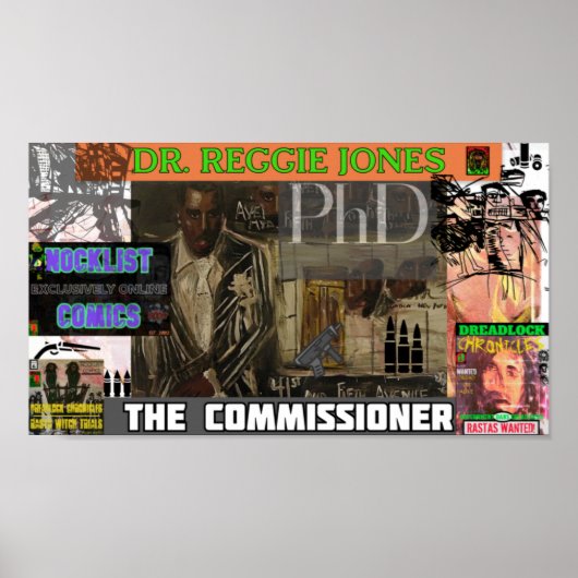 KOMMISSAR REGGIE JONES POSTER (Vorne)
