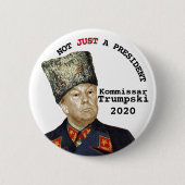 Kommissar Trumpski Button (Vorderseite)