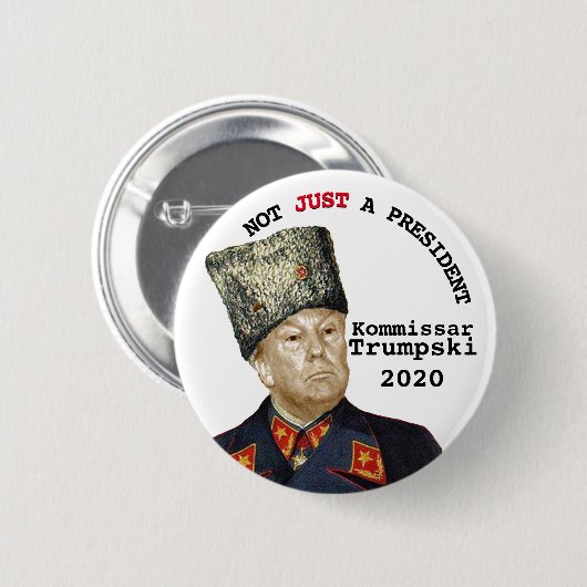 Kommissar Trumpski Button (Vorne & Hinten)