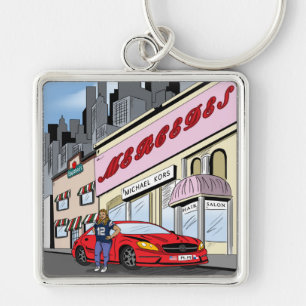 Kommissions-Comic-Entwurf Schlüsselanhänger