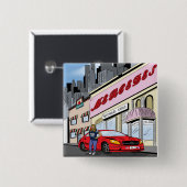 Kommissions-Comic-Kunst-Art Button (Vorne & Hinten)