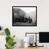 Kommissionsbeamte eines Eisenbahnwagens 1863 Poster (Heimbüro)