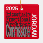 Kommissionsmitglied Extraordinaire CUSTOM Keramikornament (Vorderseite)