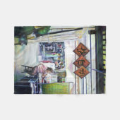 Kommt dieser Drache mit Trainingsrädern? Fleecedecke (Vorderseite (Horizontal))