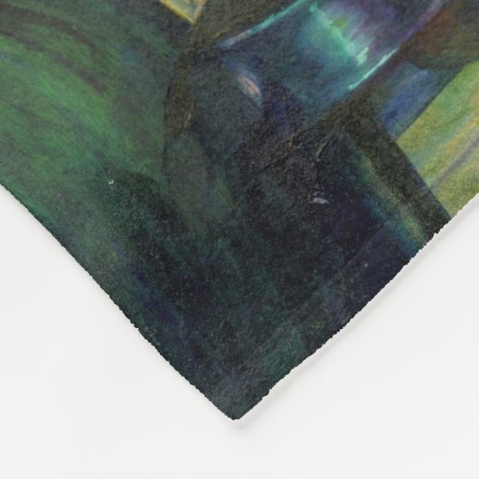 Kommt dieser Drache mit Trainingsrädern? Fleecedecke (Ecke)