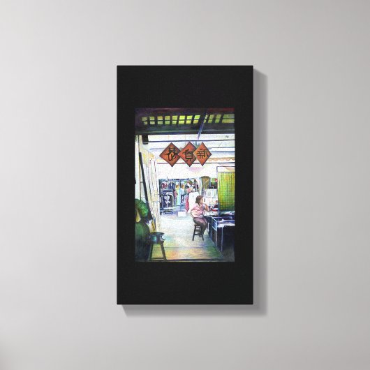 Kommt dieser Drache mit Trainingsrädern? Leinwanddruck (Vorderseite)