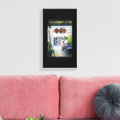 Kommt dieser Drache mit Trainingsrädern? Leinwanddruck (Insitu (Wohnzimmer))