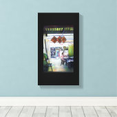 Kommt dieser Drache mit Trainingsrädern? Leinwanddruck (Insitu (Holzboden))