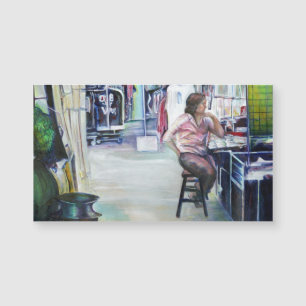 Kommt dieser Drache mit Trainingsrädern? Magnetkarte