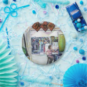 Kommt dieser Drache mit Trainingsrädern? Pappteller (Party)