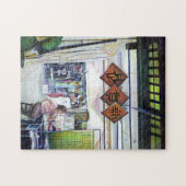 Kommt dieser Drache mit Trainingsrädern? Puzzle (Horizontal)