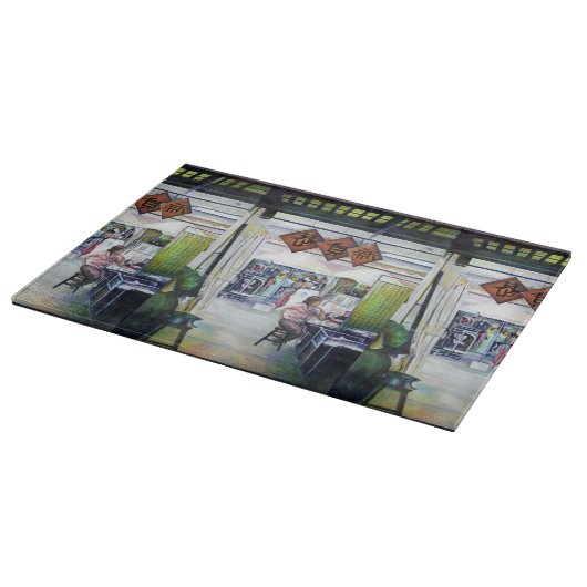 Kommt dieser Drache mit Trainingsrädern? Schneidebrett (Ecke)