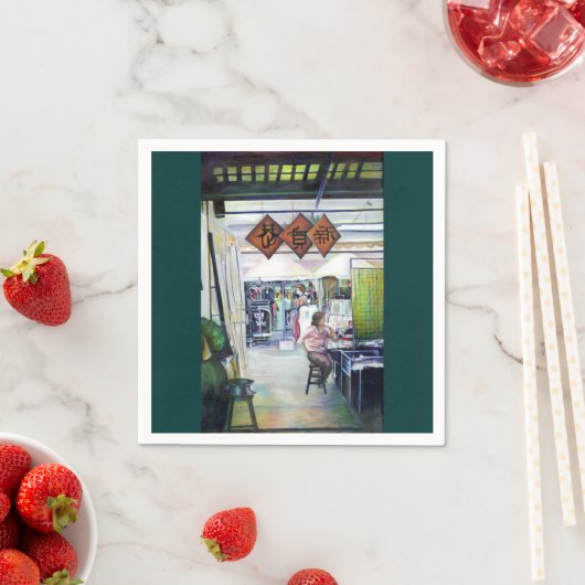 Kommt dieser Drache mit Trainingsrädern? Serviette (Beispiel)