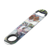 Kommt dieser Drache mit Trainingsrädern? Speed Flaschenöffner (Rückseite Schrägansicht)