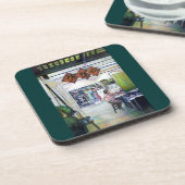 Kommt dieser Drache mit Trainingsrädern? Untersetzer (Linke Seite)