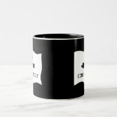 Kommt es Flagge ~ Texas nehmen Zweifarbige Tasse (Mittel)