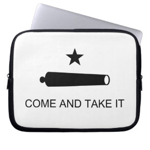 Kommt es Texas-Flaggen-Kampf von Gonzales nehmen Laptopschutzhülle
