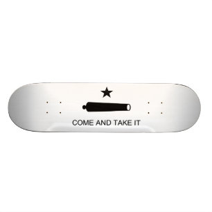 Kommt es Texas-Flaggen-Kampf von Gonzales nehmen Skateboard