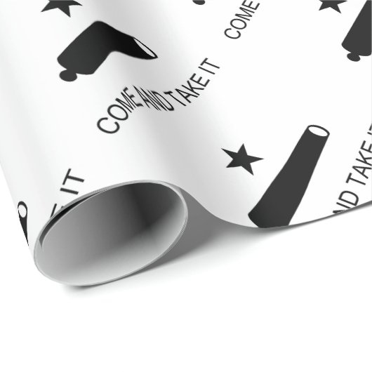 Kommt es - Texas-Flaggen-Revolutions-Militär Geschenkpapier (Rolleneckpunkt)