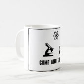 Kommt es - Wissenschafts-Tasse nehmen Kaffeetasse (Vorderseite Links)