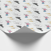 Kommt hier Baby Geschenkpapier (Ecke)