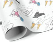 Kommt hier Baby Geschenkpapier (Rolleneckpunkt)