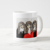 "Kommt hier DA-Richter " Jumbo-Tasse (Vorderseite Rechts)