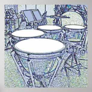 Kommt hier das Band - Timpani Poster