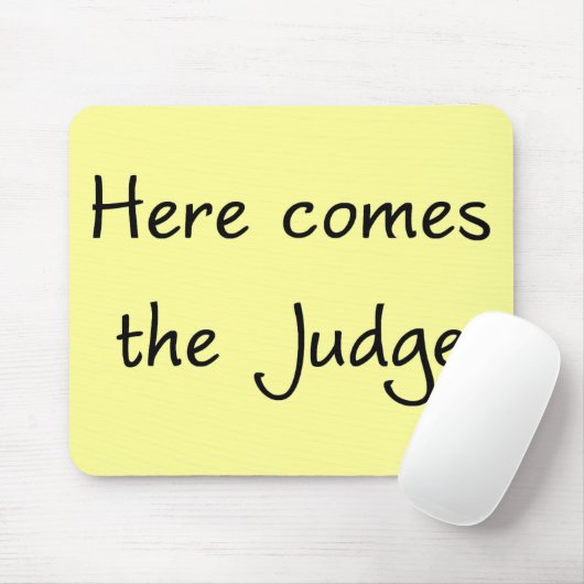 Kommt hier der Richter Mousepad (Mit Mouse)