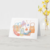 Kommt hier die Sun-Grußkarte Karte (Gelbe Blume)