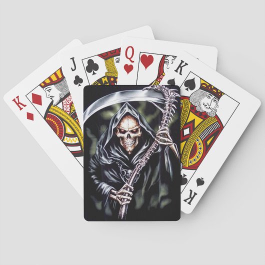 Kommt hier grimmig spielkarten (Rückseite)