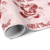 Kommt hier Weihnachtsmann! Geschenkpapier (Rolleneckpunkt)