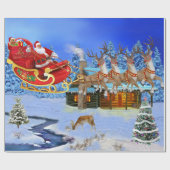 KOMMT HIER WEIHNACHTSMANN GESCHENKPAPIER (Flach)